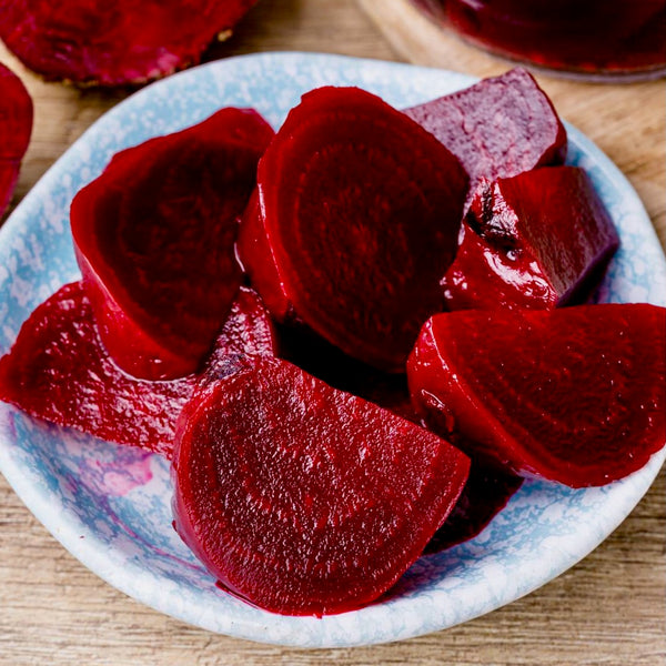 Honey-Ginger Pickled Heirloom Beets - Viva Oliva